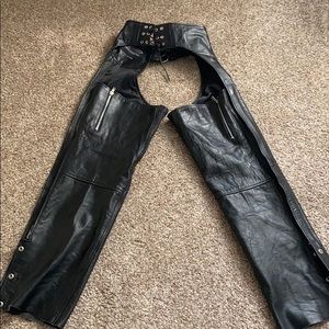 Xelement motorcycle riding chaps size 4